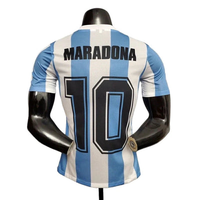 Maglia Argentina Retro 1986 Blu e Bianca - Le Coq