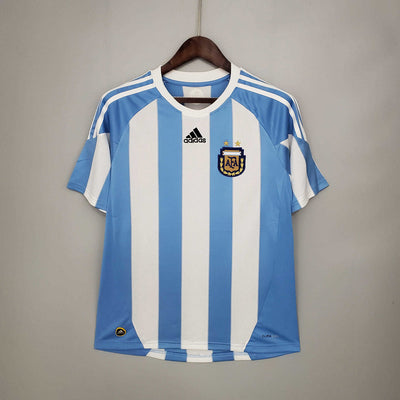 Maglia Argentina Retro 2010 Blu e Bianca - Adidas