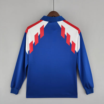 Maglia Manica Lunga Nazionale Francia 88/90 Adidas - Blu