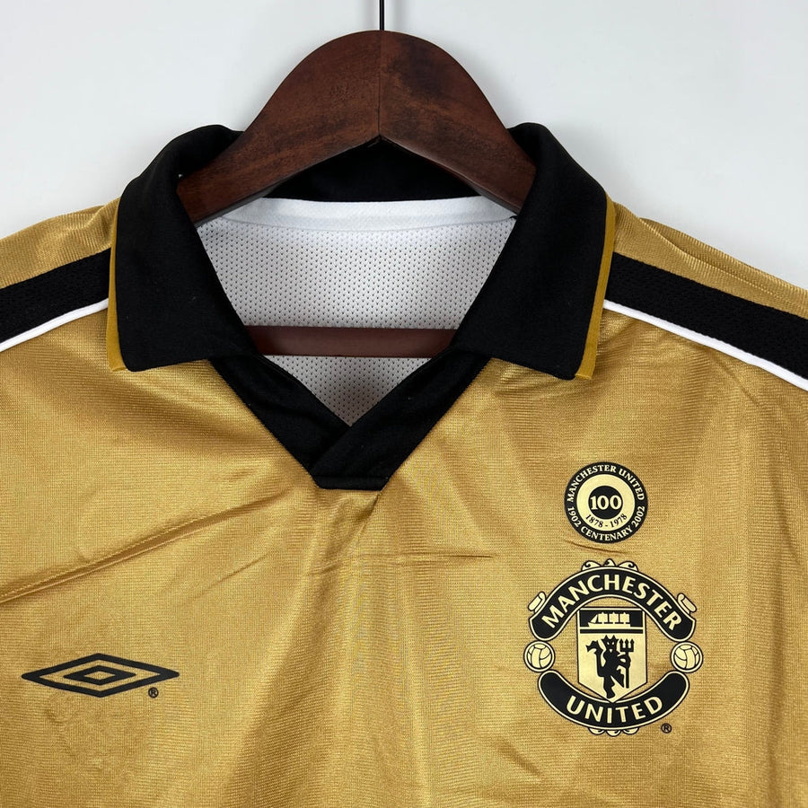 Maglia Retro Manchester United Edizione 100 Anos, Double Face