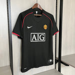 Maglia Manchester United 2007/08 - Retro Maschile - Nera