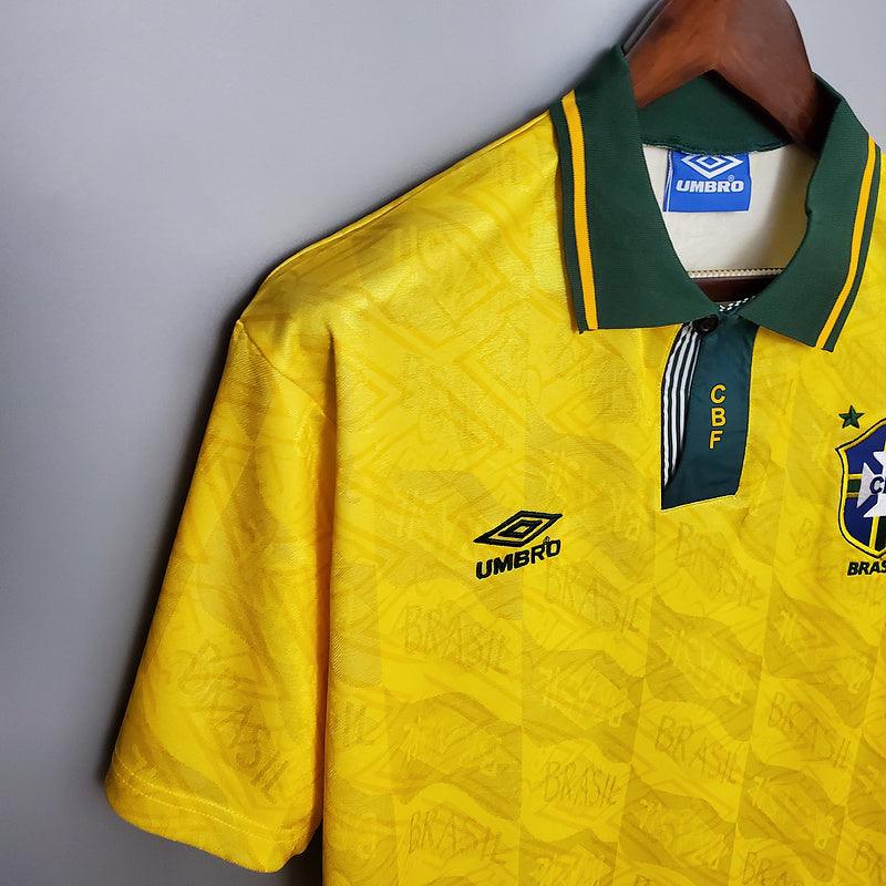 Maglia Nazionale Brasileeira Retro 1991/1993 Gialla - Umbro