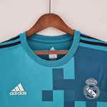 Maglia Retro Real Madrid II Trasferta 2017/18 Manica Lunga Maschile Blu