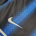 Maglia Manica Lunga Inter de Milão I 10/11 Nike - Blu e Nero