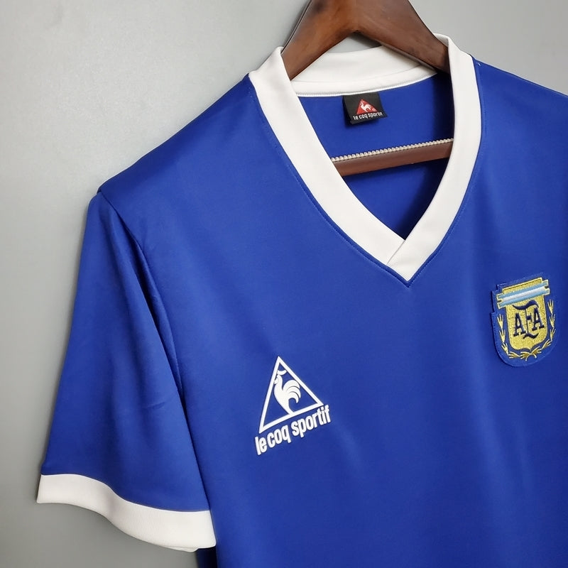 Maglia Argentina Retro 1986 Blu - Le Coq Sportif