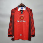 Maglia Manica Lunga Manchester United 1996 Umbro - Rosso