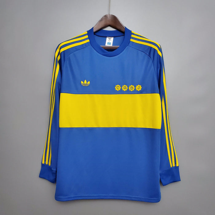 Maglia Manica Lunga Boca Juniors 1981 Adidas - Blu