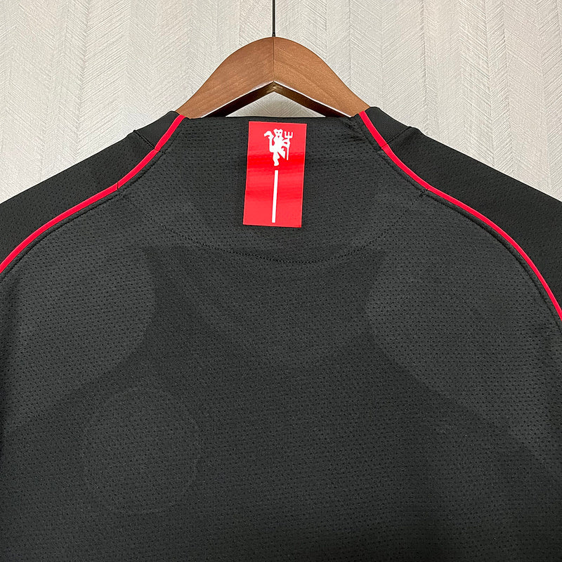 Maglia Manchester United 2007/08 - Retro Maschile - Nera