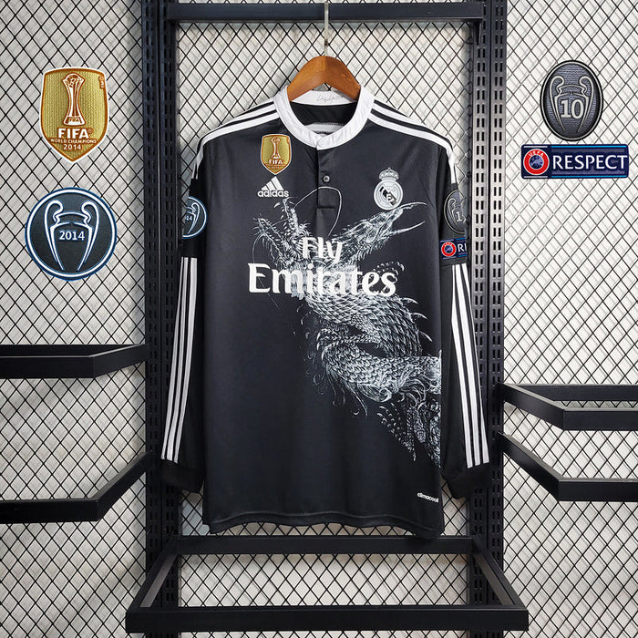 Maglia Manica Lunga Real Madrid 2014 Con patch