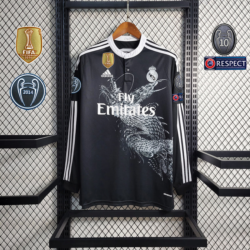 Maglia Manica Lunga Real Madrid 2014 Con patch