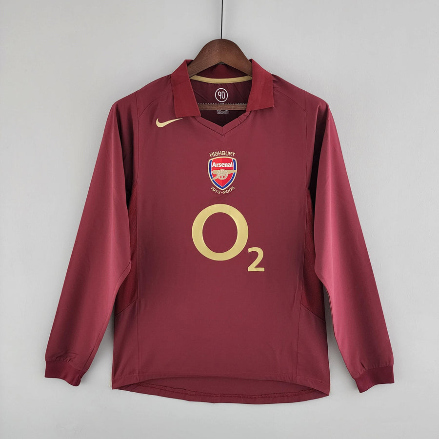 Maglia Manica Lunga Arsenal 05/06 Nike - Bordeaux