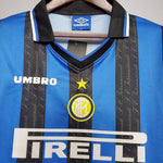 Maglia Inter de Milão Retro 1997/1998 Blu e Nera - Umbro