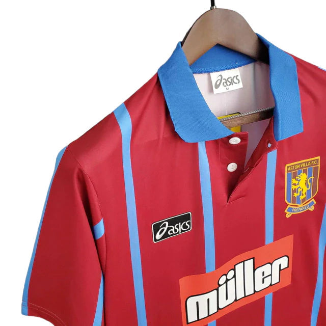 Maglia Aston Villa Retro 1993/1995 Rossa - Asics