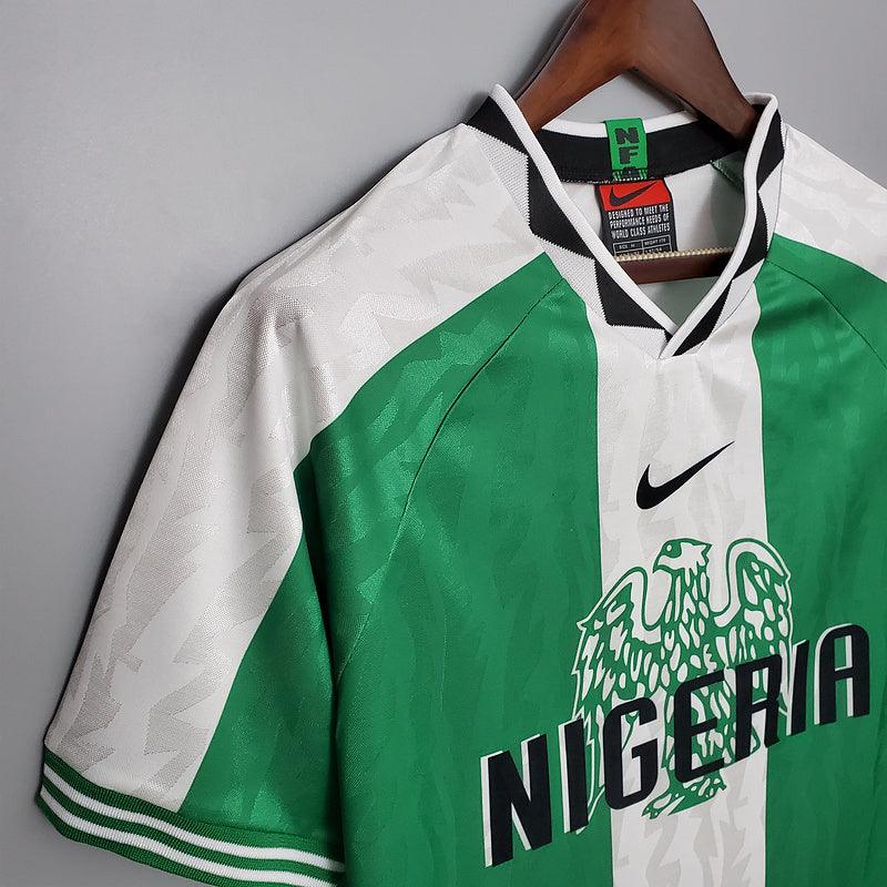 Maglia Nigeria Retro 1996 Verde e Bianca - Nike