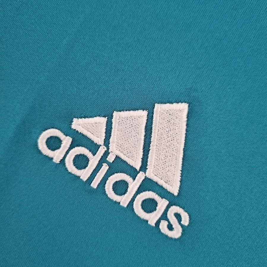 Maglia Retro Real Madrid II Trasferta 2017/18 Manica Lunga Maschile Blu