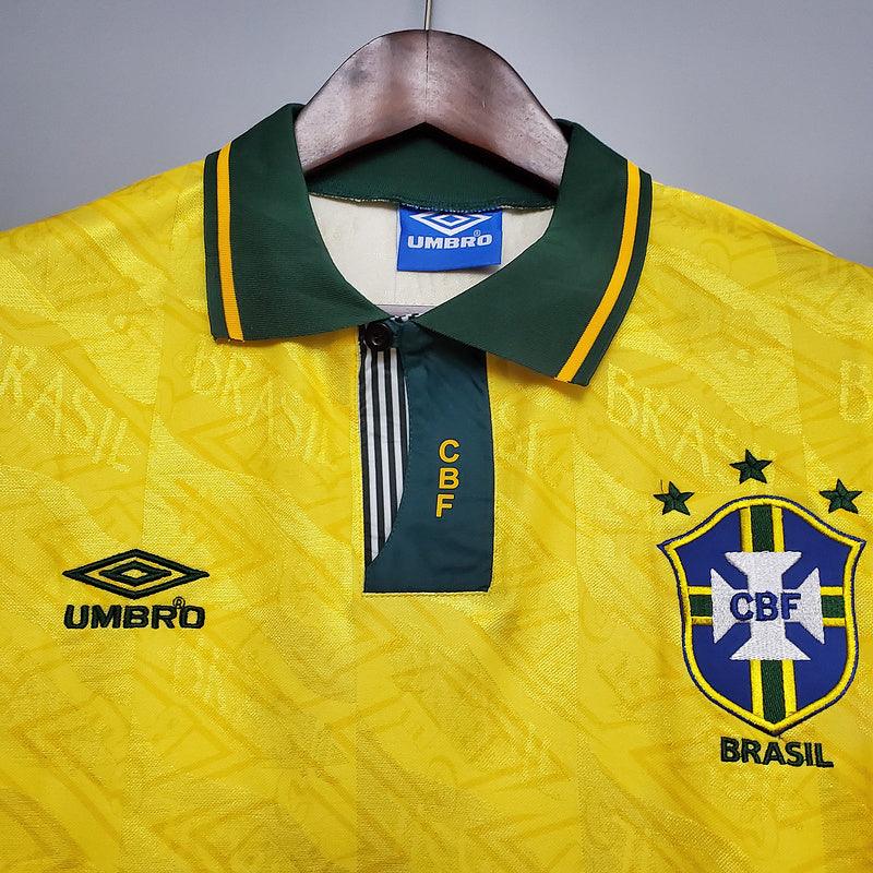 Maglia Nazionale Brasileeira Retro 1991/1993 Gialla - Umbro