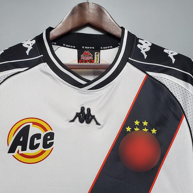 Maglia Vasco Retro Romário Anos 2000 Bianca - Kappa