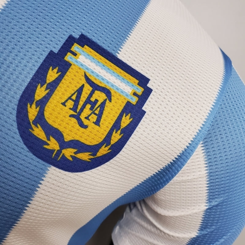Maglia Argentina Retro 1986 Blu e Bianca - Le Coq Sportif