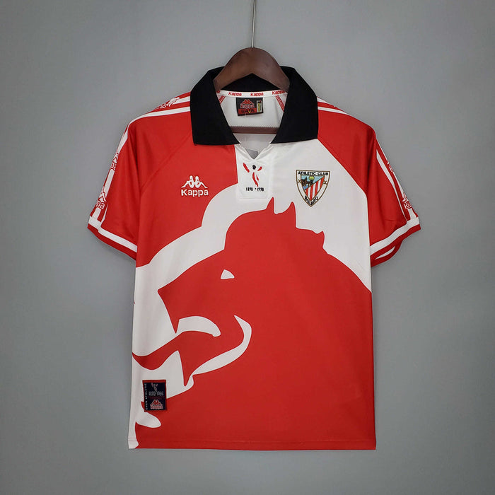 Maglia Athletic Bilbao Retro 1997/1998 Rossa e Bianca - Kappa