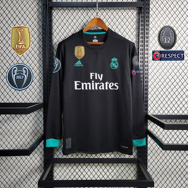 Maglia Manica Lunga Real Madrid 17-18 Con patch