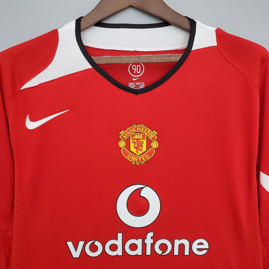 Maglia Manica Lunga Manchester United 04/06 Nike - Rosso