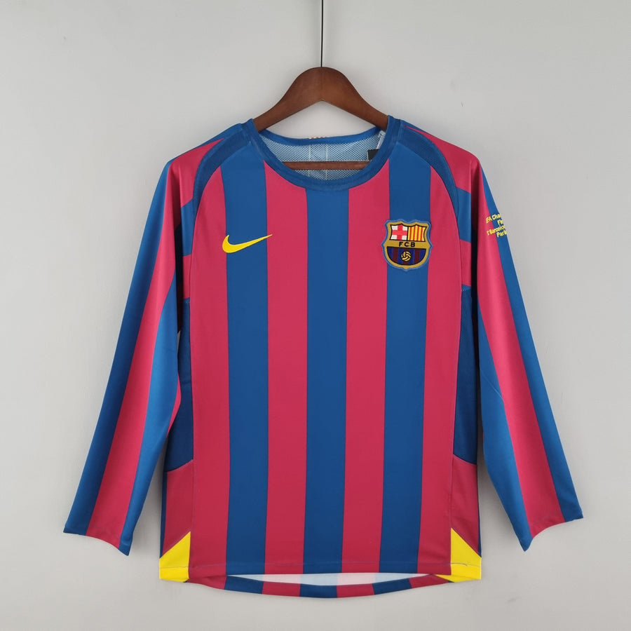 Maglia Manica Lunga Barcelona 05/06 Nike - Granata