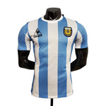 Maglia Argentina Retro 1986 Blu e Bianca - Le Coq