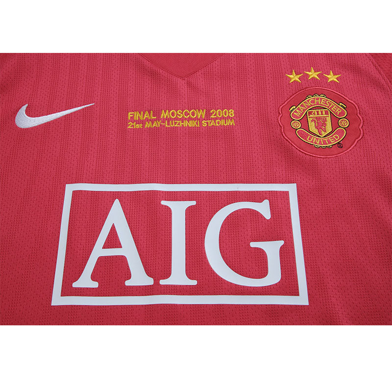 Maglia Manchester United 2007/08 - Retro Maschile - Rosso
