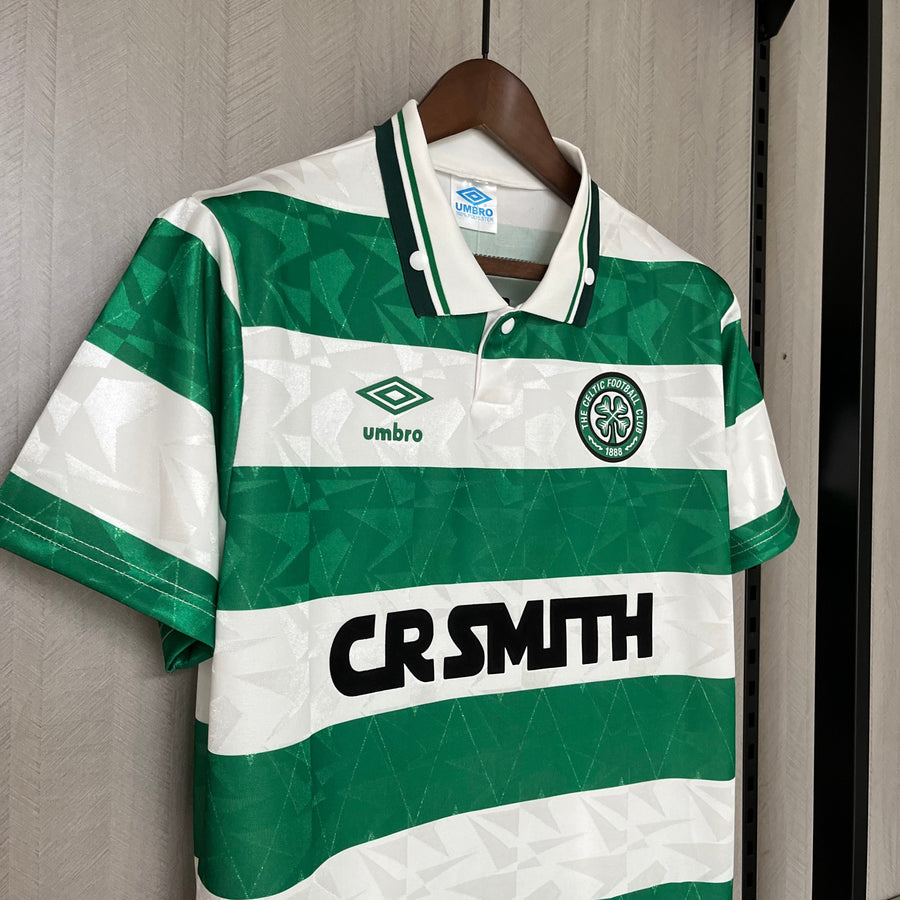 Maglia Celtic Retro 1987/1989 Verde e Bianca - Umbro