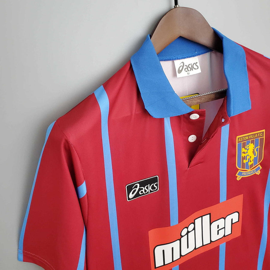Maglia Aston Villa Retro 1993/1995 Rossa - Asics