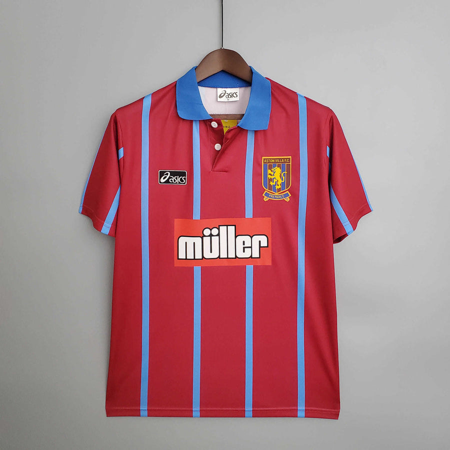 Maglia Aston Villa Retro 1993/1995 Rossa - Asics