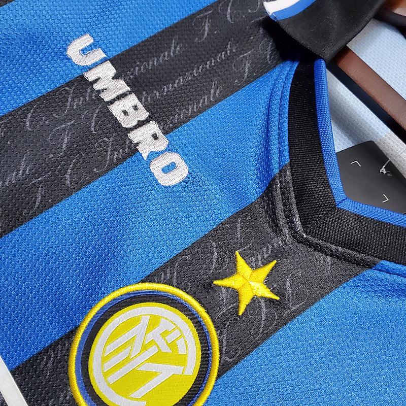 Maglia Inter de Milão Retro 1997/1998 Blu e Nera - Umbro