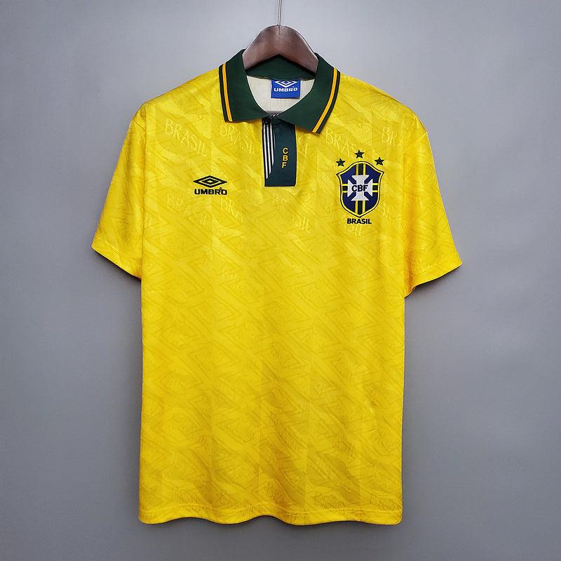 Maglia Nazionale Brasileeira Retro 1991/1993 Gialla - Umbro