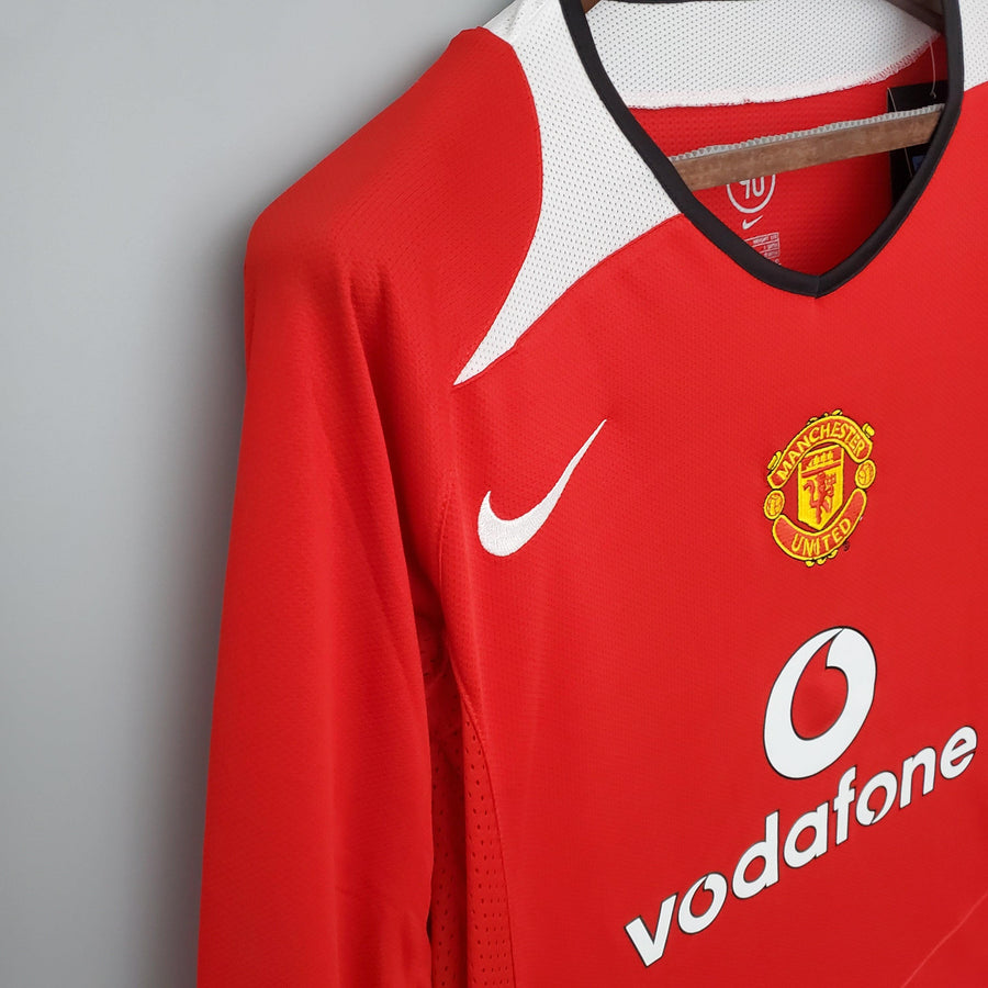 Maglia Manica Lunga Manchester United 04/06 Nike - Rosso
