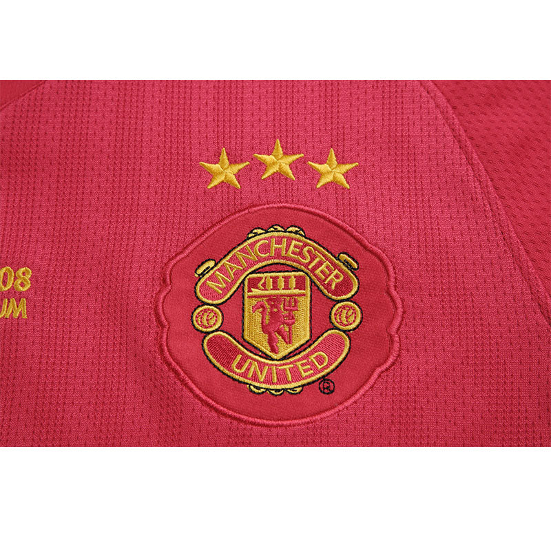 Maglia Manchester United 2007/08 - Retro Maschile - Rosso