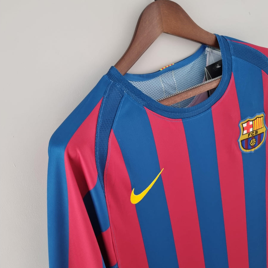 Maglia Manica Lunga Barcelona 05/06 Nike - Granata