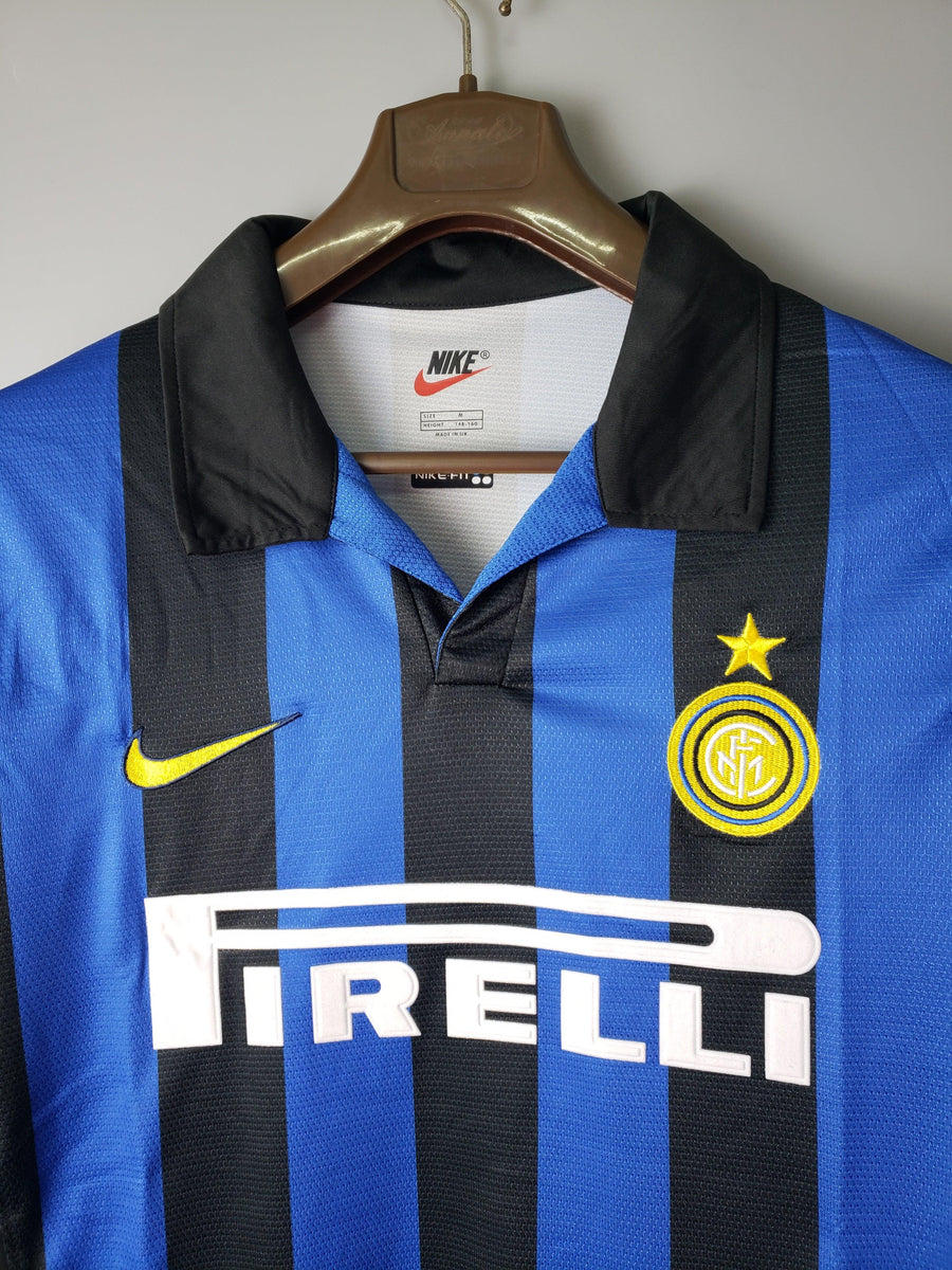 Maglia Manica Lunga Inter de Milão I 1998 Nike - Blu