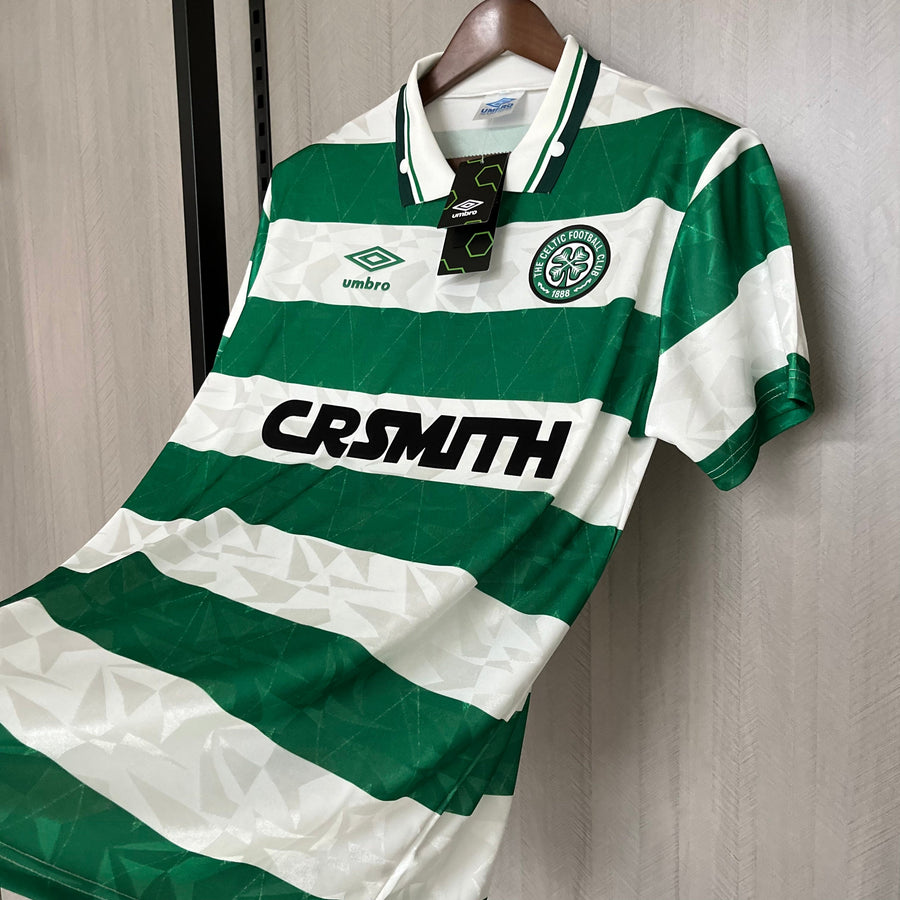 Maglia Celtic Retro 1987/1989 Verde e Bianca - Umbro