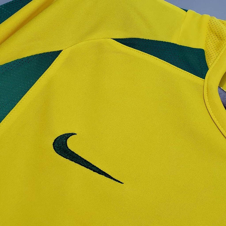 Maglia Nazionale Brasileeira Retro 2002 Gialla - Nike