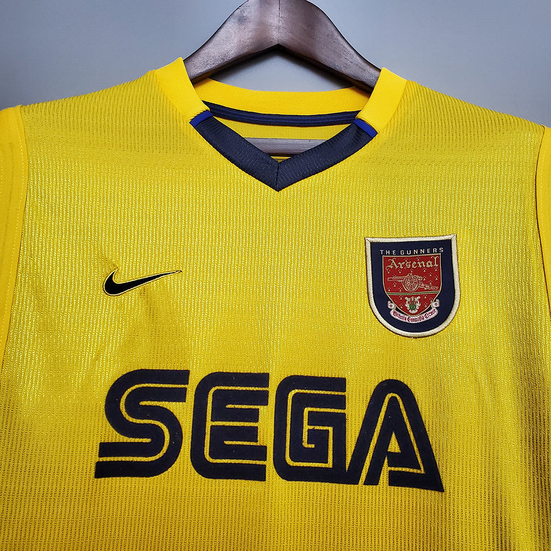 Maglia Arsenal Retro 1999/2000 Gialla - Nike