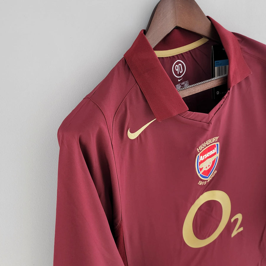 Maglia Manica Lunga Arsenal 05/06 Nike - Bordeaux