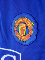 Maglia Manica Lunga Manchester United 07/08 Nike - Blu