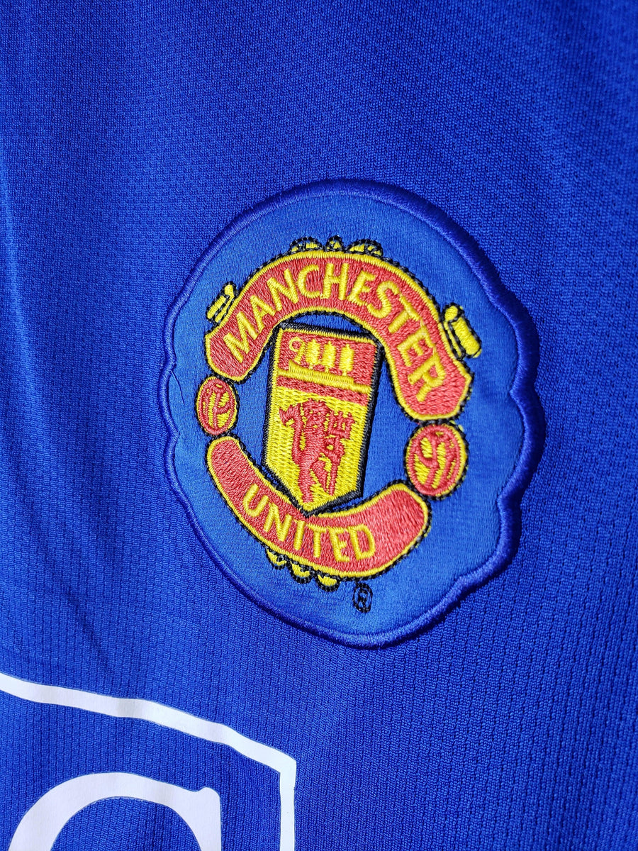 Maglia Manica Lunga Manchester United 07/08 Nike - Blu