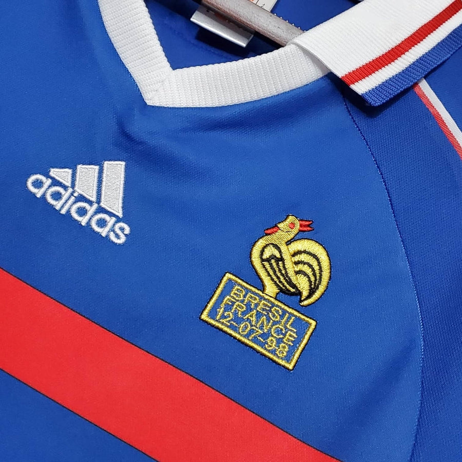 Maglia Francia Retro 1998 Blu - Adidas