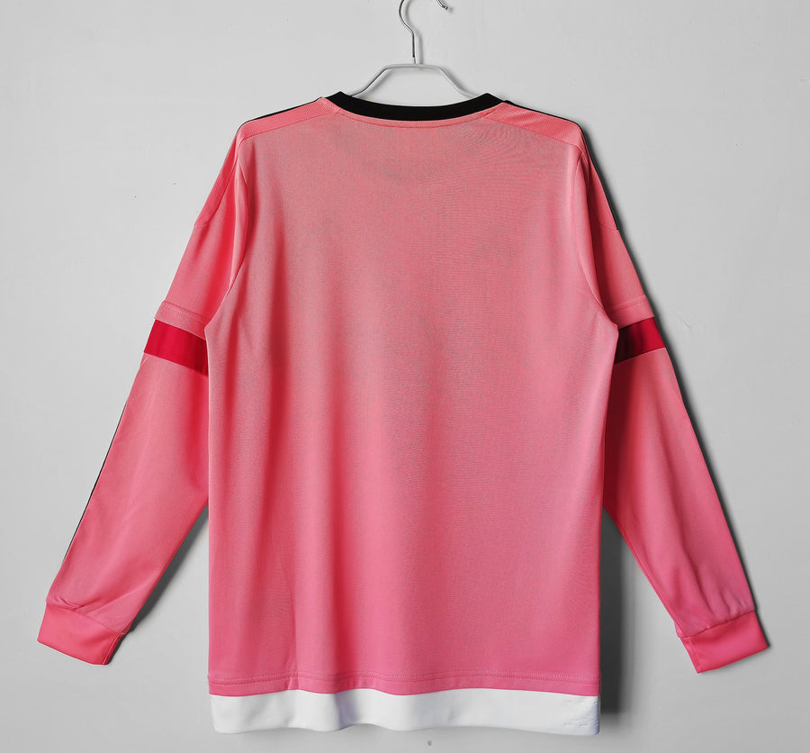 Maglia da Juventus 2015 Retro  Manica Lunga - Rosa