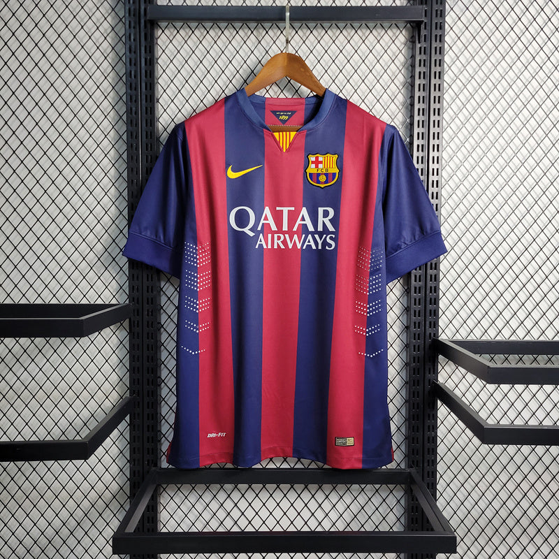 Maglia Barcelona Retro 2015 Blu e Granata - Nike