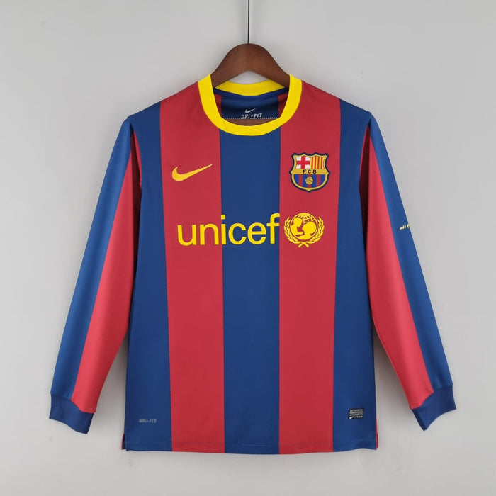 Maglia Manica Lunga Barcelona 10/11 Nike - Granata