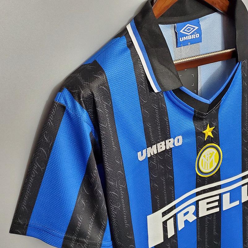 Maglia Inter de Milão Retro 1997/1998 Blu e Nera - Umbro