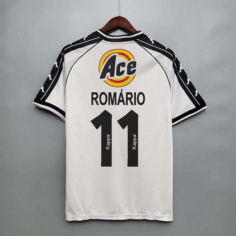 Maglia Vasco Retro Romário Anos 2000 Bianca - Kappa