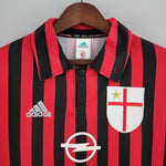 Maglia Manica Lunga Milan 1999/2000 Adidas - Nero e Rosso